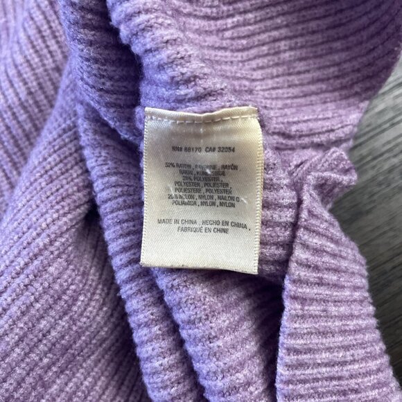 Moth Anthropologie Womens Tie Front V-Neck Ribbed Sweater Size S Rayon Soft Cozy - Picture 5 of 8